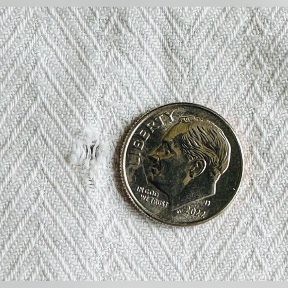 Vintage Pretty Floral Print Tablecloth on Woven Jacquard Cotton 1940’s - Picture 14 of 15